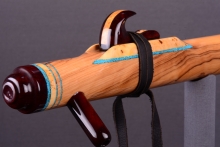 Olive Native American Flute, Minor, Bass A-3, #I58J